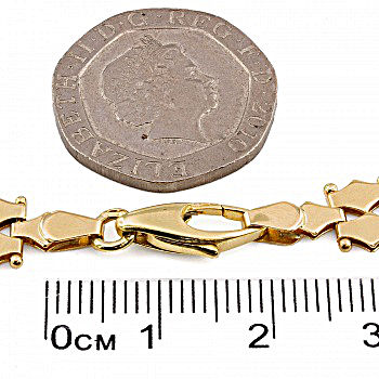 14ct gold 6.5g 7 inch Bracelet